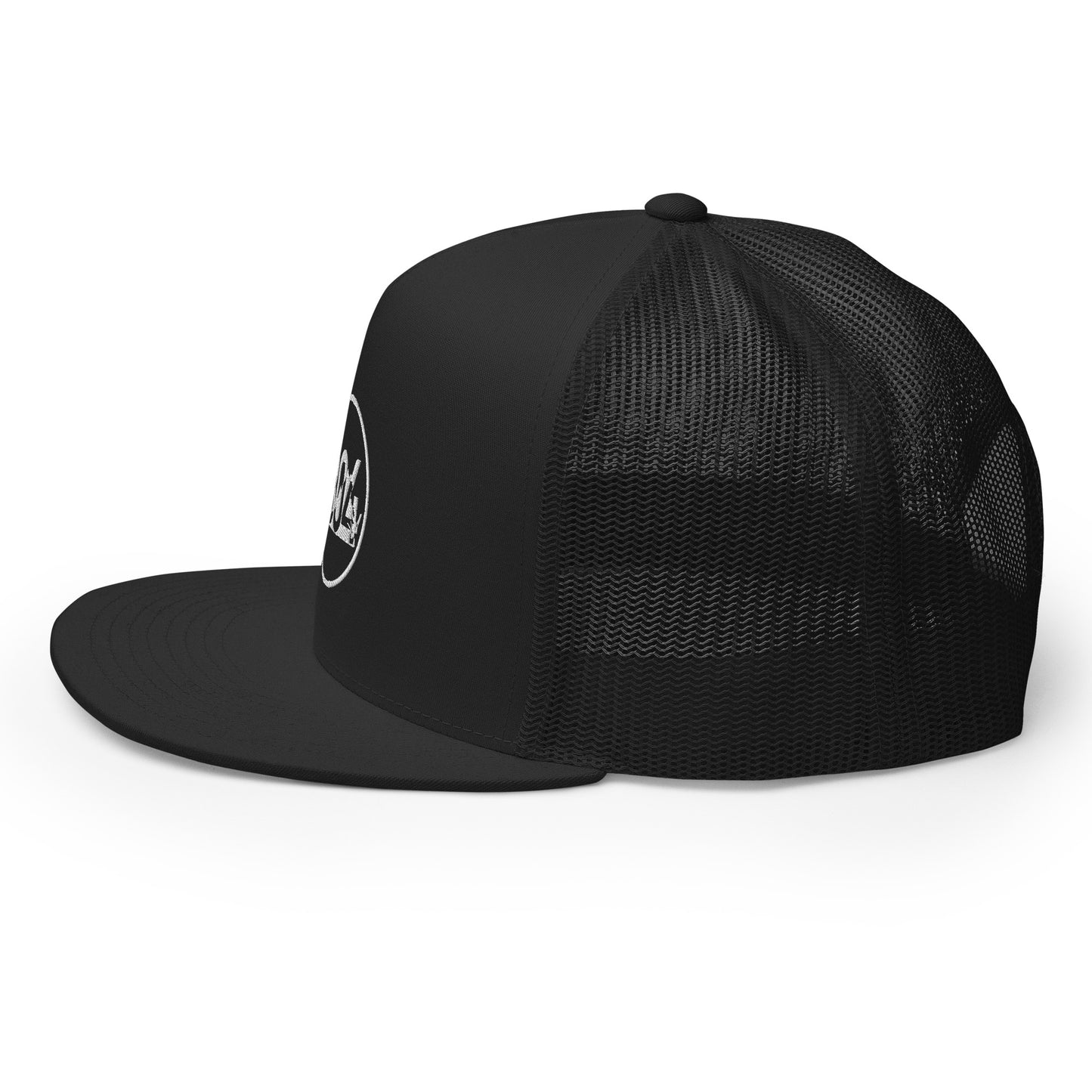 804 VA Area Code White Logo Trucker Cap