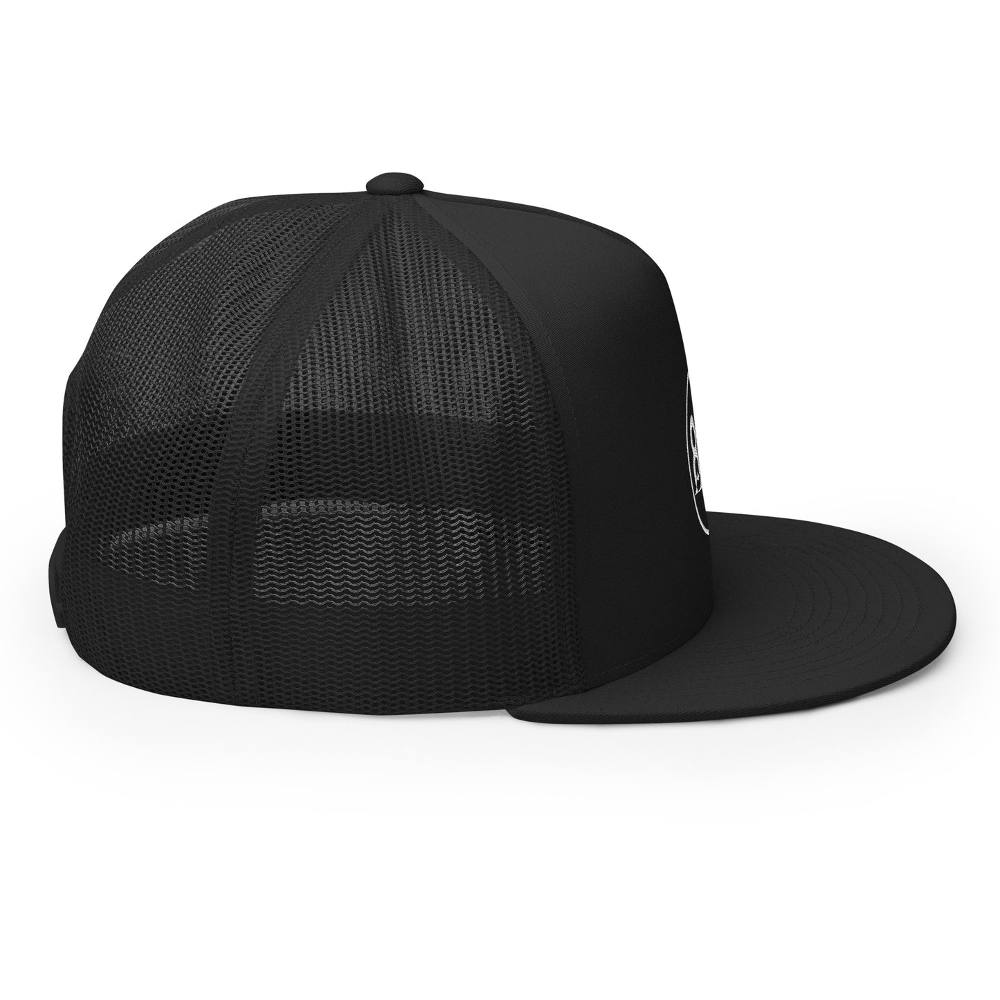 804 VA Area Code White Logo Trucker Cap