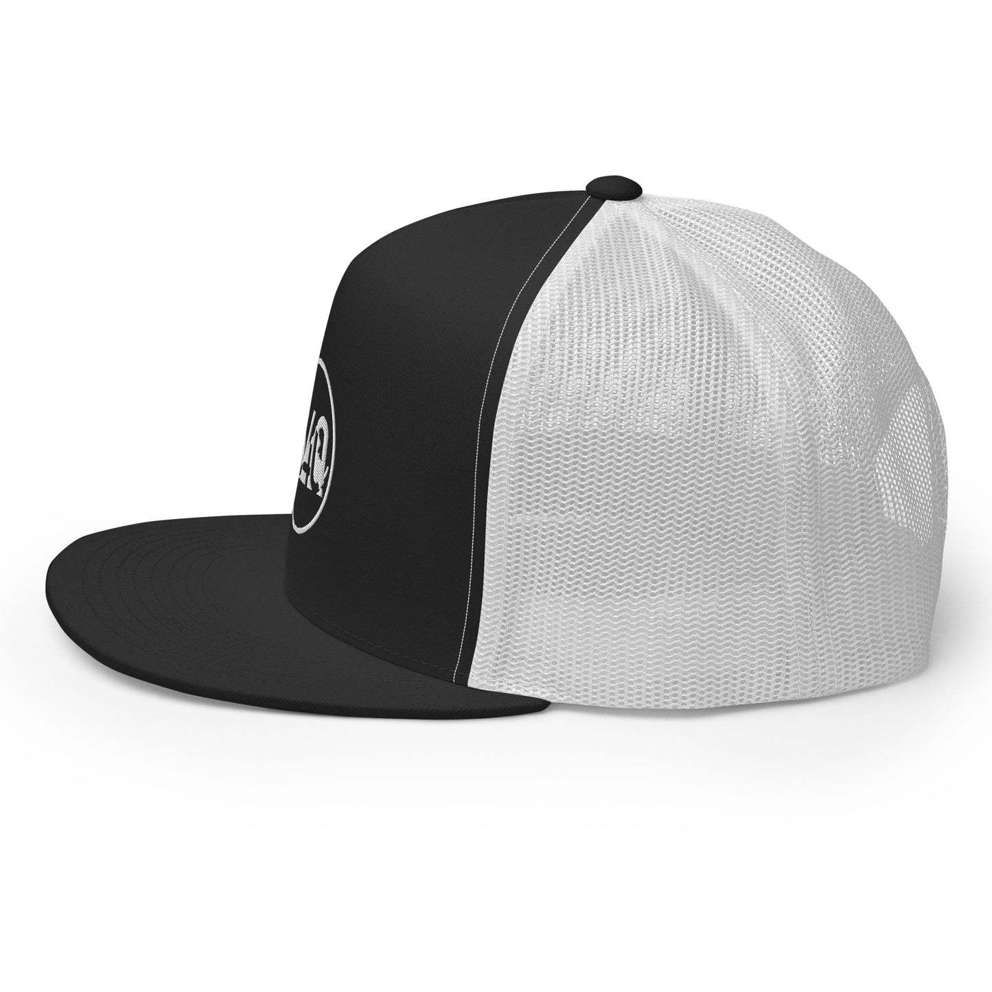 540 VA Area Code White Logo Trucker Cap