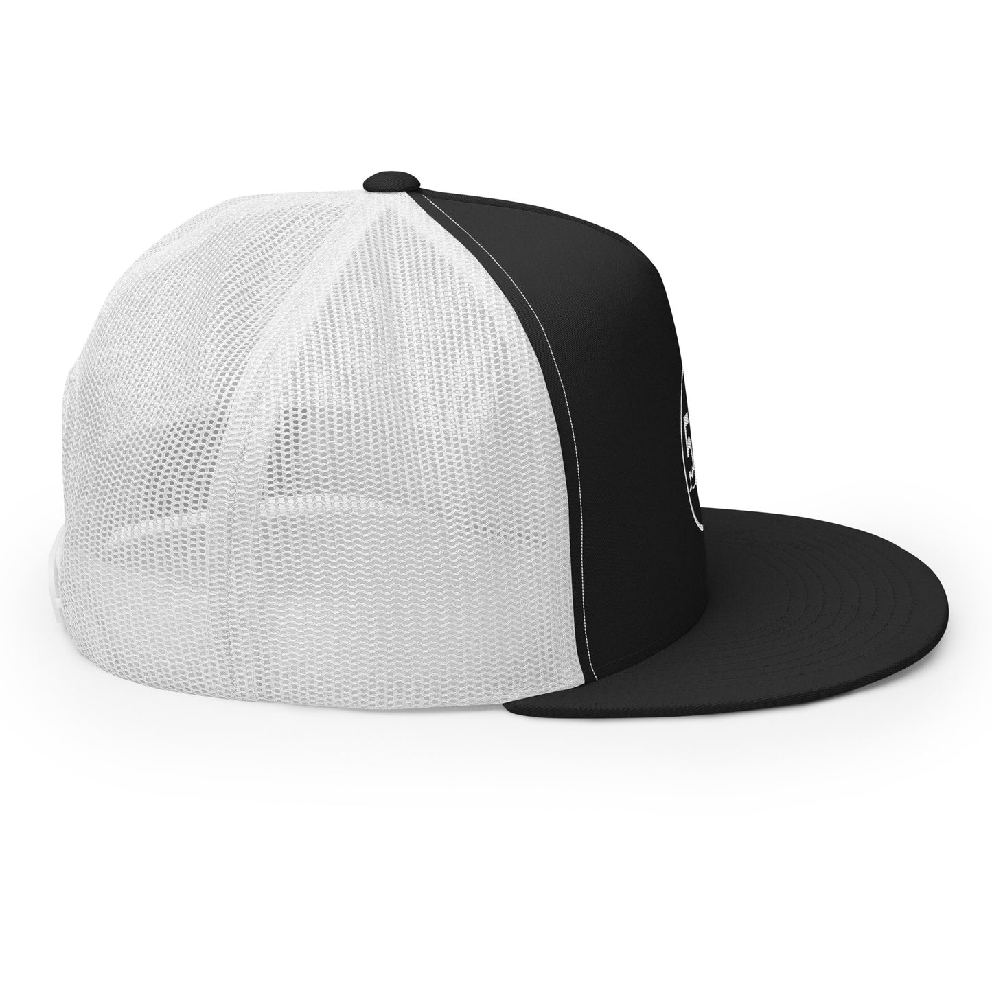 540 VA Area Code White Logo Trucker Cap