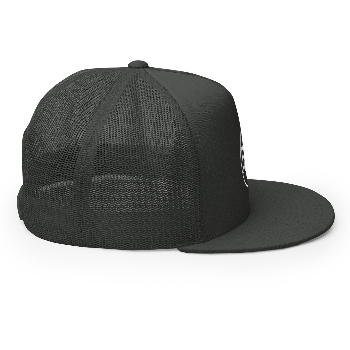 540 VA Area Code White Logo Trucker Cap