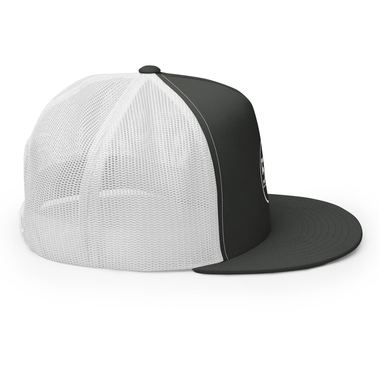 540 VA Area Code White Logo Trucker Cap