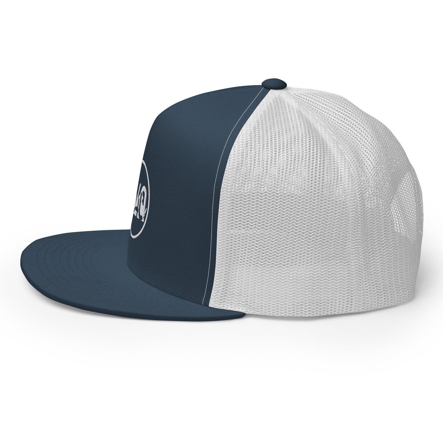 540 VA Area Code White Logo Trucker Cap