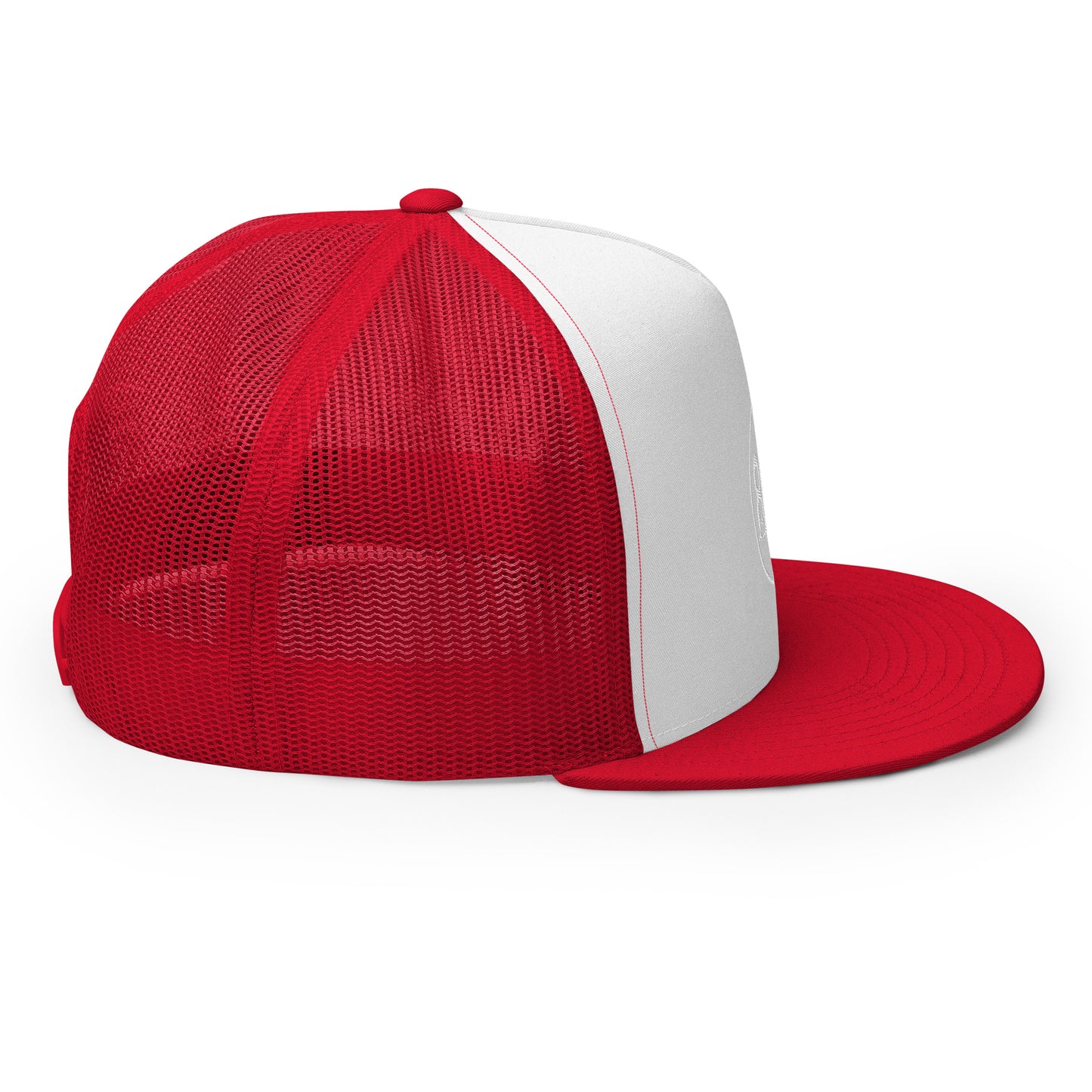 804 VA Area Code White Logo Trucker Cap