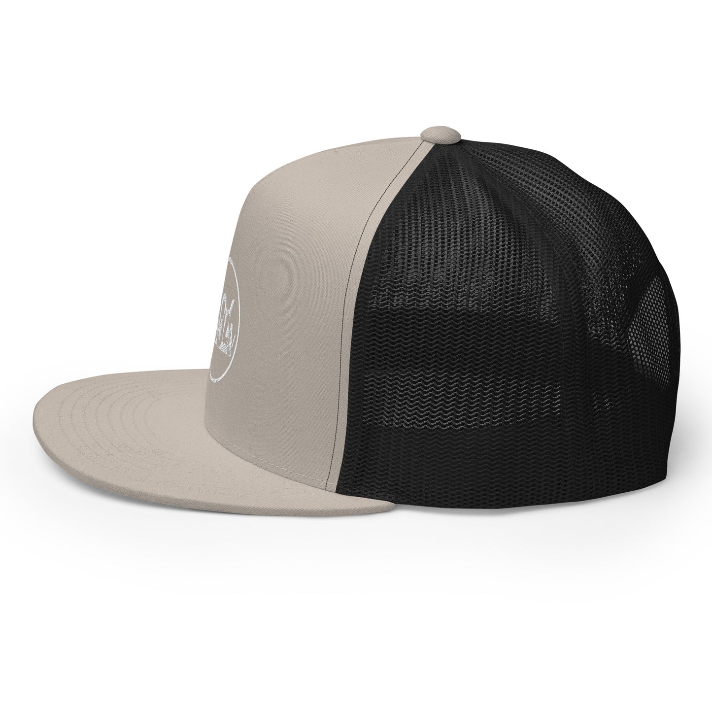 804 VA Area Code White Logo Trucker Cap