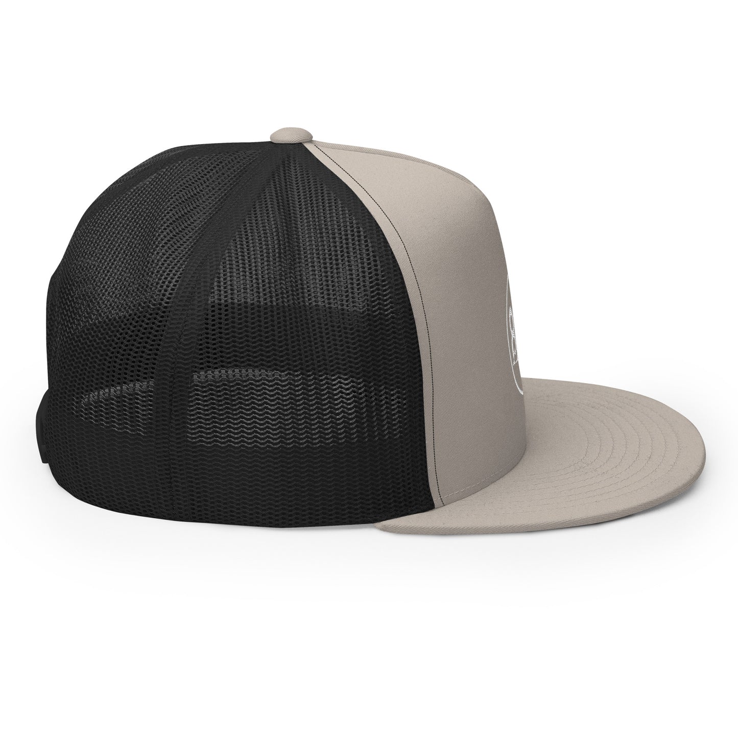 804 VA Area Code White Logo Trucker Cap