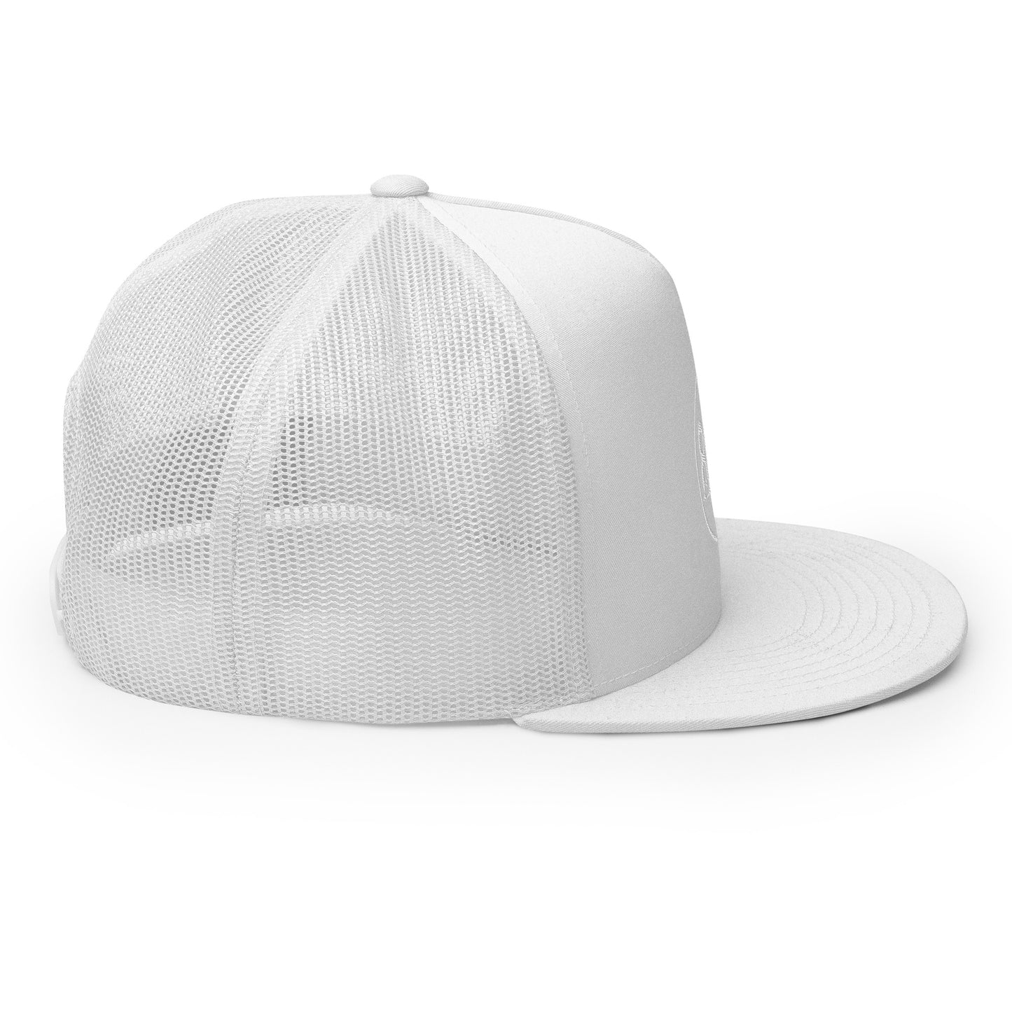 804 VA Area Code White Logo Trucker Cap